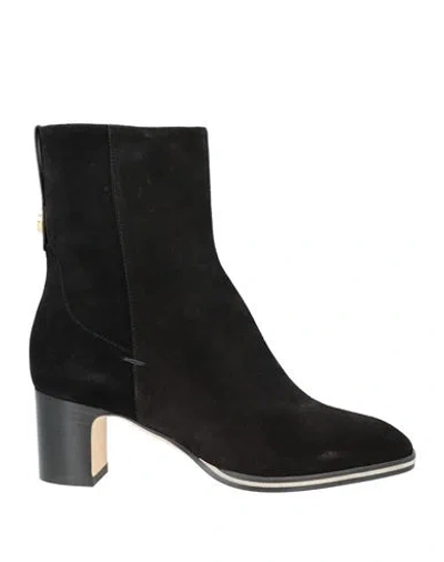 Pollini Woman Ankle Boots Black Size 11 Calfskin
