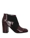 Pollini Ankle Boots In Red