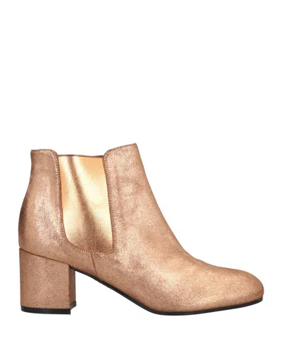 Pollini Ankle Boots In Orange