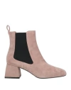 Pollini Woman Ankle Boots Pink Size 9 Leather