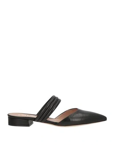 Pollini Woman Ballet Flats Black Size 5 Leather