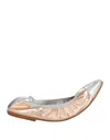 Pollini Ballet Flats In Orange