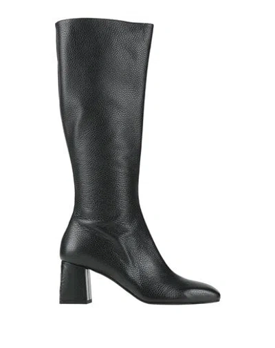 Pollini Woman Boot Black Size 5 Leather