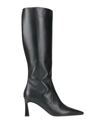 Pollini Woman Boot Black Size 5 Leather