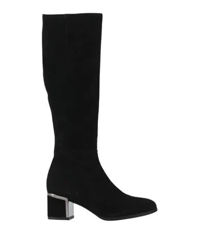 Pollini Woman Boot Black Size 6 Leather