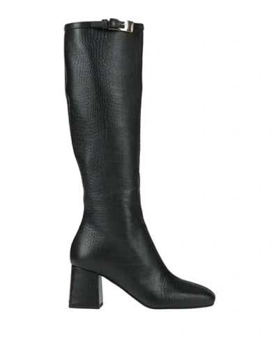 Pollini Woman Boot Black Size 6 Leather