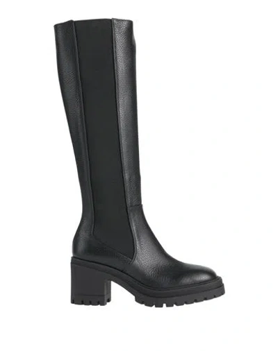 Pollini Woman Boot Black Size 7 Calfskin