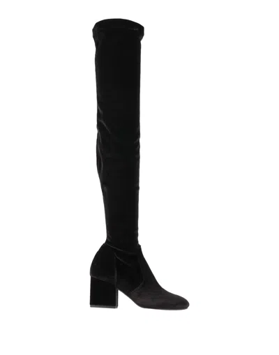Pollini Knee Boots In Black