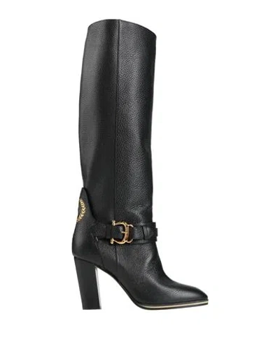 Pollini Woman Boot Black Size 8 Leather