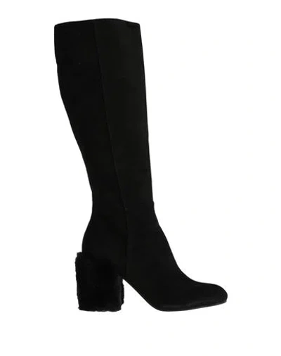 Pollini Woman Boot Black Size 8 Leather