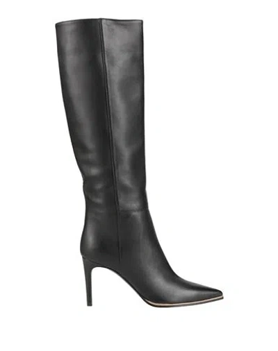 Pollini Woman Boot Black Size 8 Leather