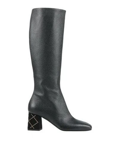 Pollini Woman Boot Black Size 8 Leather