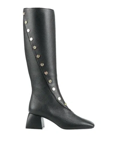 Pollini Woman Boot Black Size 8 Leather