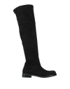 Pollini Woman Boot Black Size 8 Synthetisches Material In Black