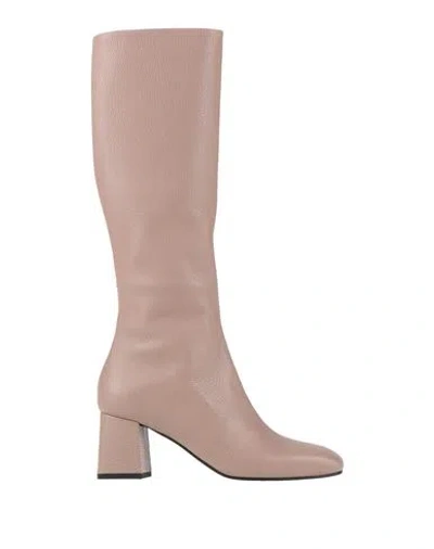 Pollini Woman Boot Light Pink Size 7.5 Calfskin