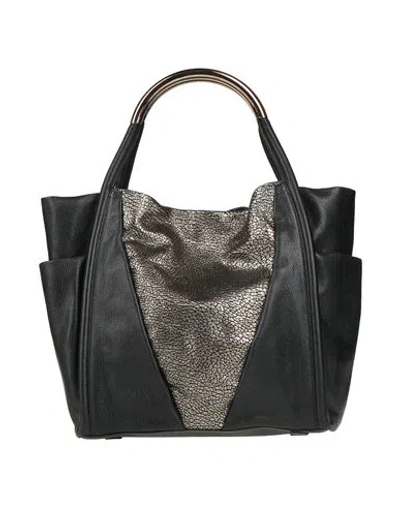 Pollini Woman Handbag Black Size - Textile Fibers