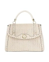 Pollini Woman Handbag Ivory Size - Textile Fibers In White