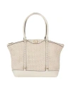 Pollini Woman Handbag Ivory Size - Textile Fibers In White