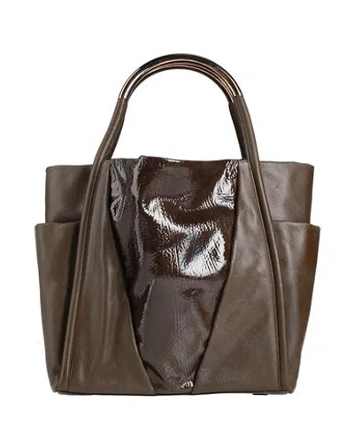 Pollini Woman Handbag Military Green Size - Textile Fibers