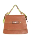 Pollini Woman Handbag Tan Size - Polyurethane In Brown