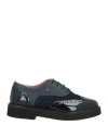 Pollini Woman Lace-up Shoes Black Size 5 Leather In Black