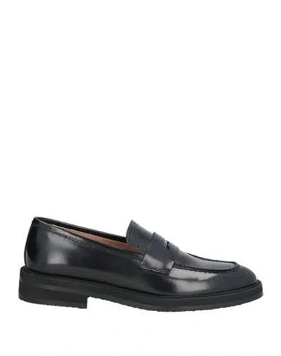 Pollini Woman Loafers Black Size 10 Leather