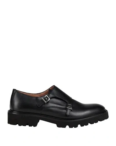 Pollini Woman Loafers Black Size 5 Calfskin