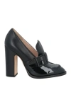 Pollini Woman Loafers Black Size 6 Calfskin