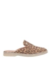 Pollini Woman Mules & Clogs Beige Size 8 Leather