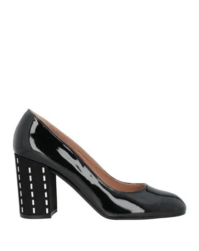 Pollini Woman Pumps Black Size 5 Leather