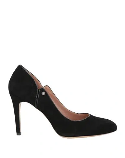 Pollini Woman Pumps Black Size 6 Leather
