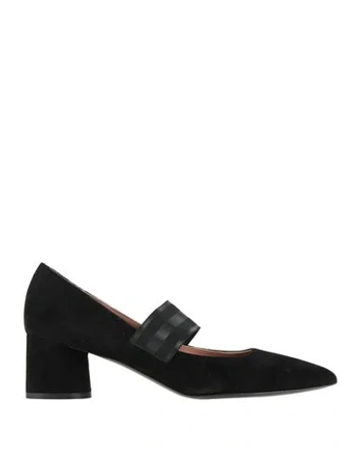 Pollini Woman Pumps Black Size 6 Leather