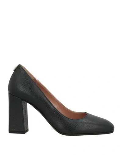 Pollini Woman Pumps Black Size 8 Calfskin