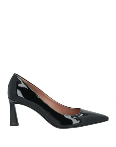 Pollini Woman Pumps Black Size 8 Leather