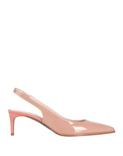 Pollini Woman Pumps Blush Size 11 Calfskin