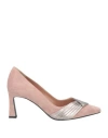 Pollini Woman Pumps Blush Size 8 Leather In Pink