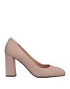 Pollini Woman Pumps Mauve Size 6 Calfskin In Purple