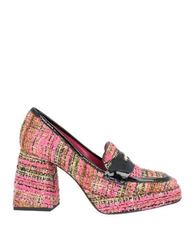 Pollini Woman Pumps Pink Size 7 Textile Fibers