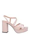 Pollini Sandals In Pink