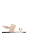 Pollini Woman Sandals White Size 8 Leather In White