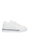Pollini Woman Sneakers White Size 8 Leather In Black