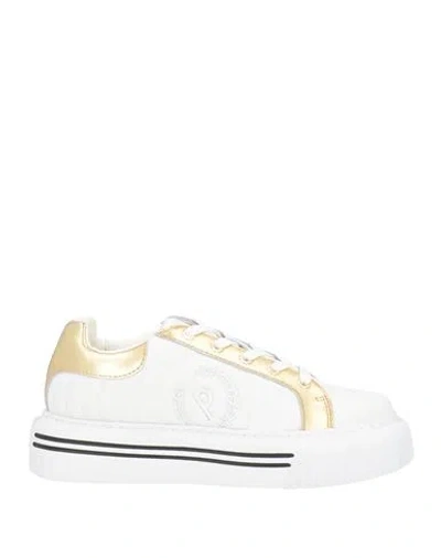 Pollini Woman Sneakers White Size 8 Leather