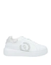 Pollini Woman Sneakers White Size 8 Polyurethane