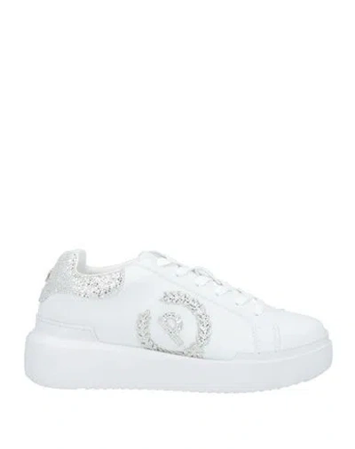 Pollini Woman Sneakers White Size 8 Polyurethane