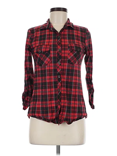 Pre-owned Polly & Esther 3/4 Sleeve Blouse In Red