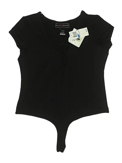 Pre-owned Polly & Esther Bodysuit In Black