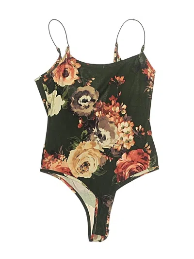 Pre-owned Polly & Esther Bodysuit In Green