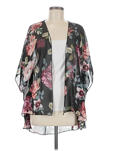 Pre-owned Polly & Esther Kimono In Black