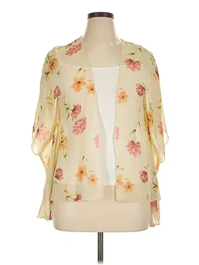 Pre-owned Polly & Esther Kimono In Ivory