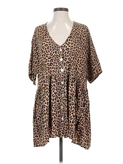 Pre-owned Polly Casual Dress In Brown